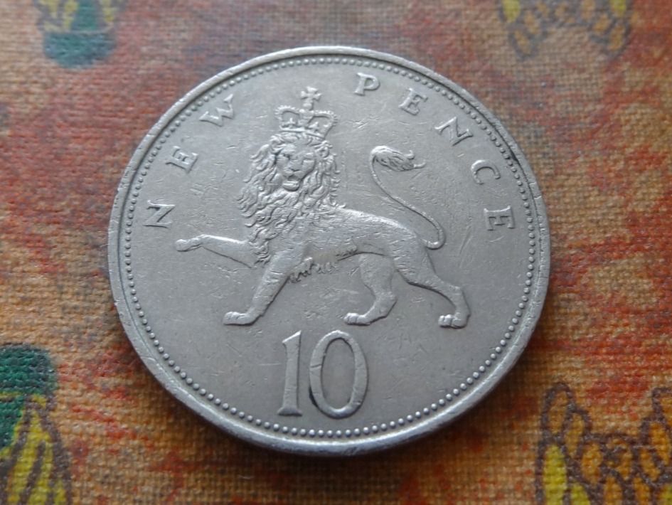 Tutti le monete: ROYAUME-UNI  10 Pence  1969 – Usato da Romanel-sur-Lausanne venduto da Swift13 1