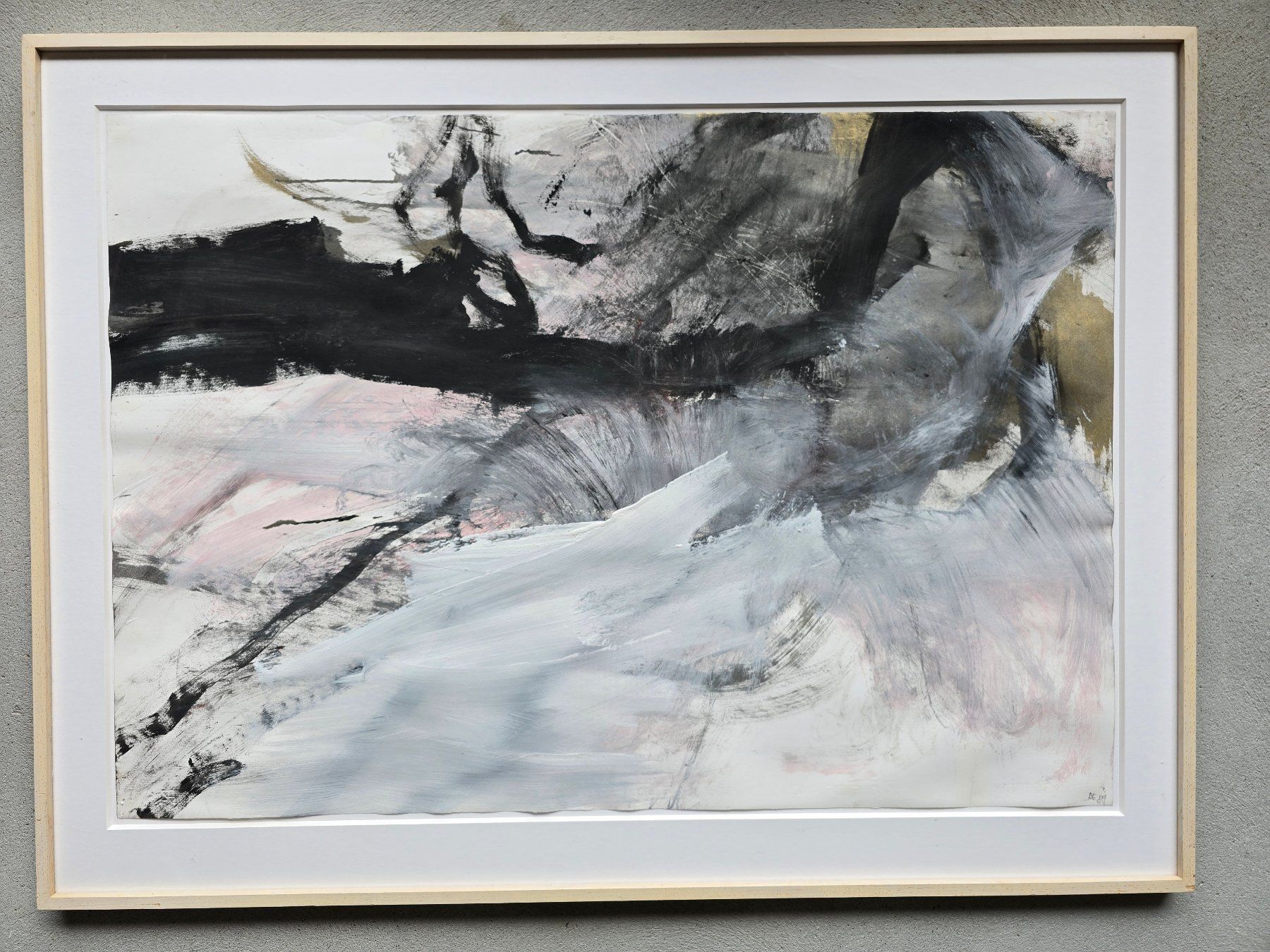 Dipinti: Barbara Ellmerer, Mischtechnik, Frühwerk 1987 – Usato da Bern venduto da vintageartbern66 1