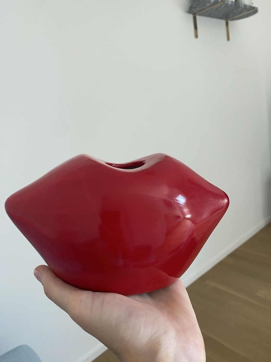 Tutte le decorazioni: Rote Lippen Vase Kunstgegenstand – Usato da Wetzikon ZH venduto da rit_ramtr 1