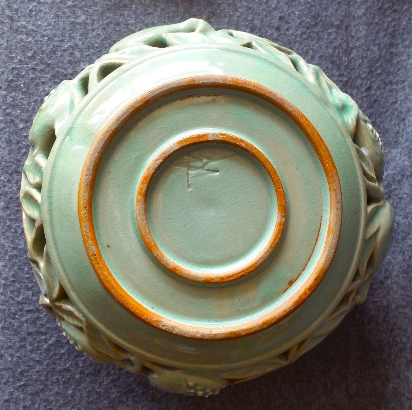 Vasi per fiori: Wunderschöner Celadon Übertopf, D 21, top Zustand – Usato da Zürich venduto da kostbares 6
