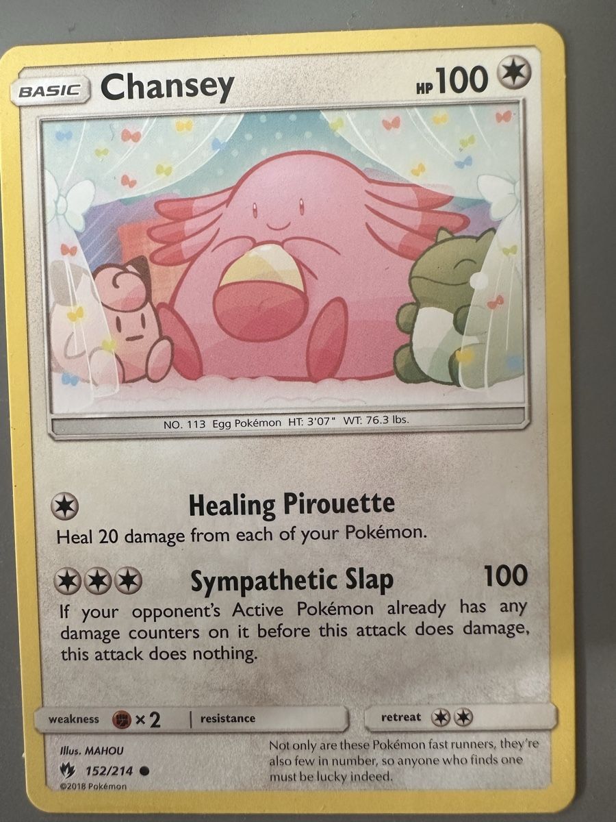 Pokémon Cartes à collectionner: Chansey 152 Cute Card!  – D'occasion à Allschwil par DragoniteCollectible