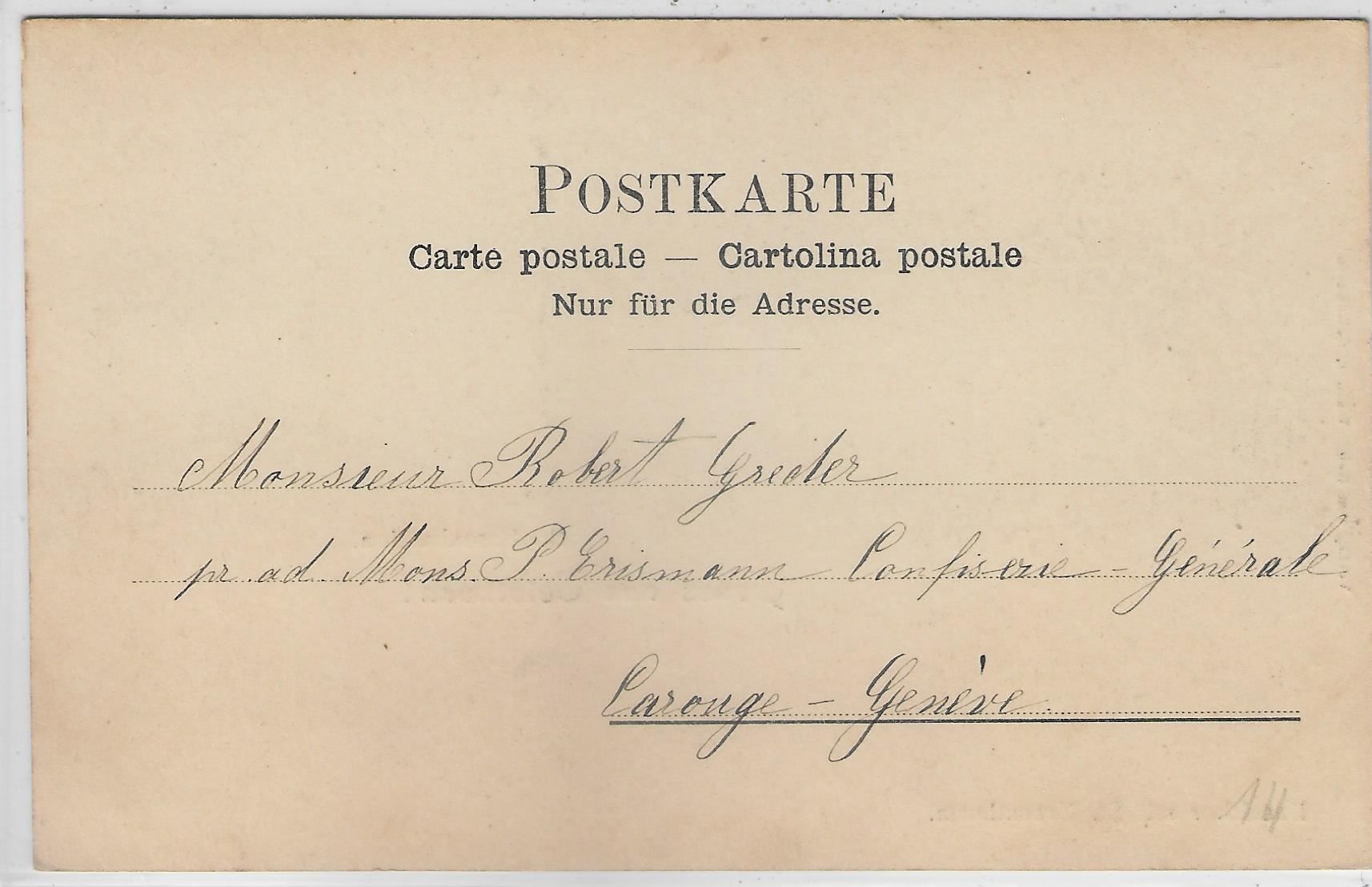 Cartoline postali: Gruss aus Solothurn - St. Ursenbastion – Usato da Ettingen venduto da Kartenplanet 1