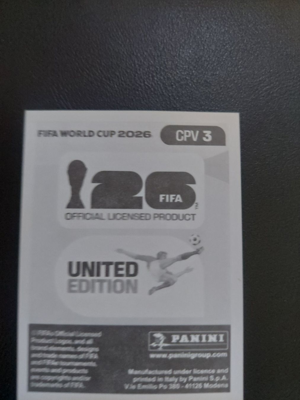 Panini Carte collezionabili: PANINI 2026 - CPV 3 – Usato da Biel/Bienne venduto da Deboma 1