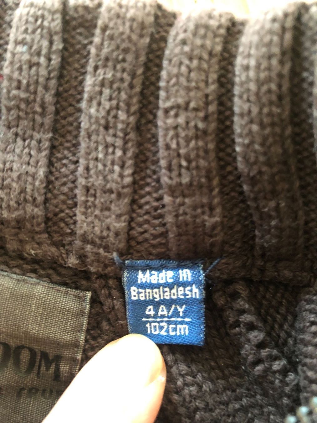 Okaidi Giacche & Cappotti: STRICKJACKE OKAIDI braun 102 – Usato da Wattwil venduto da jopara 2
