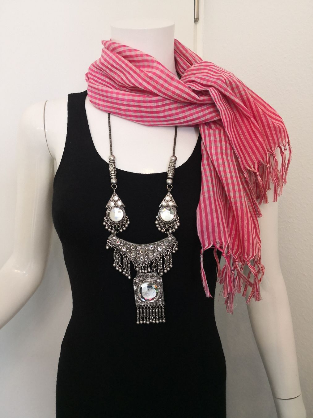 Colliers: 🤩BOHO-CHIC ETHNO HALSKETTE MIT STRASS & PENDELN – Neuf (Voir description) à Olten par Naja-Twins-Twins 6