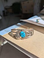 Bracelet de style Sud Ouest / Navajo avec turquoise