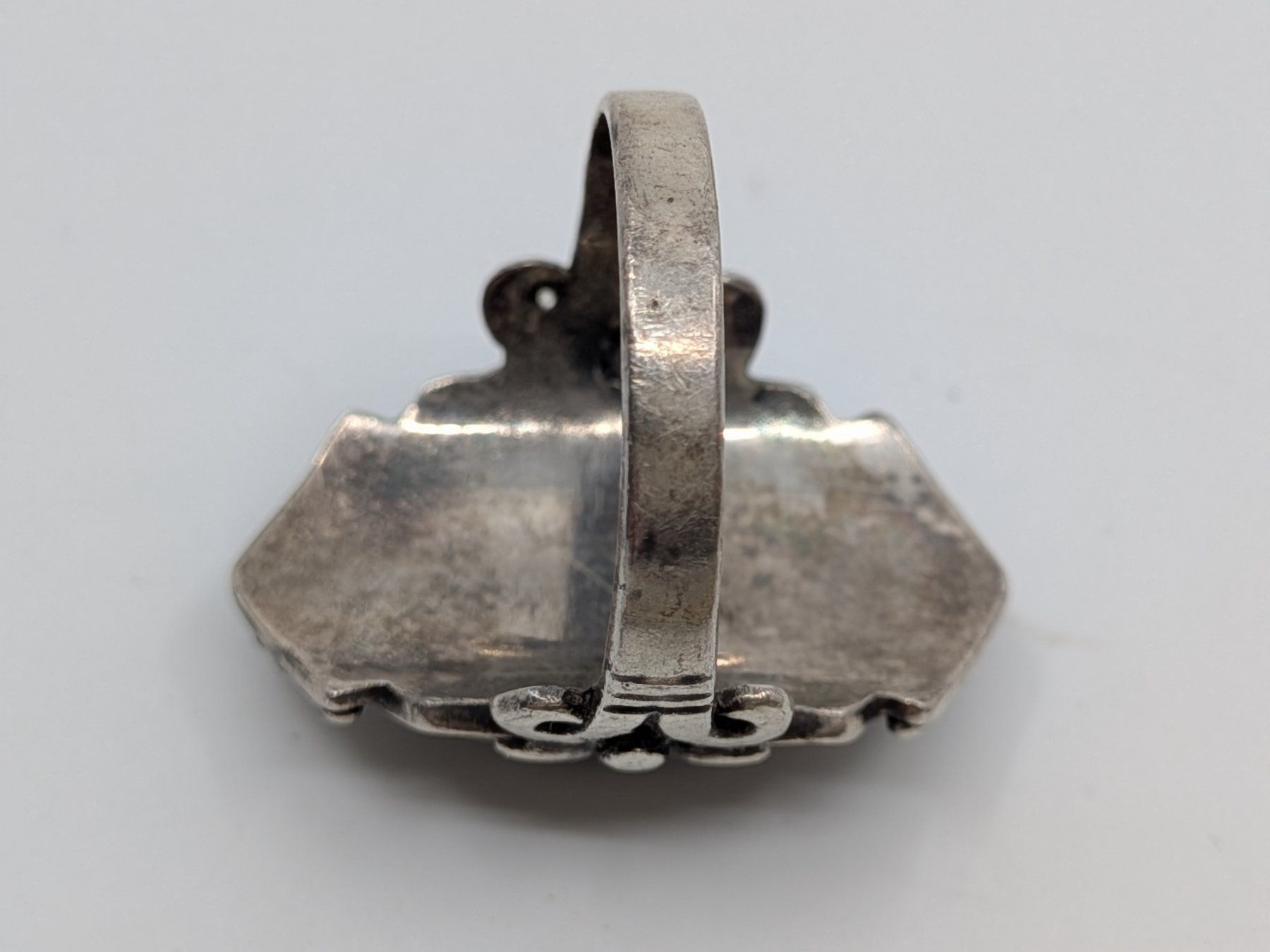Anelli: Fingerring Silber 925 mit Lapislazuli – Usato da Emmen venduto da magelan 3