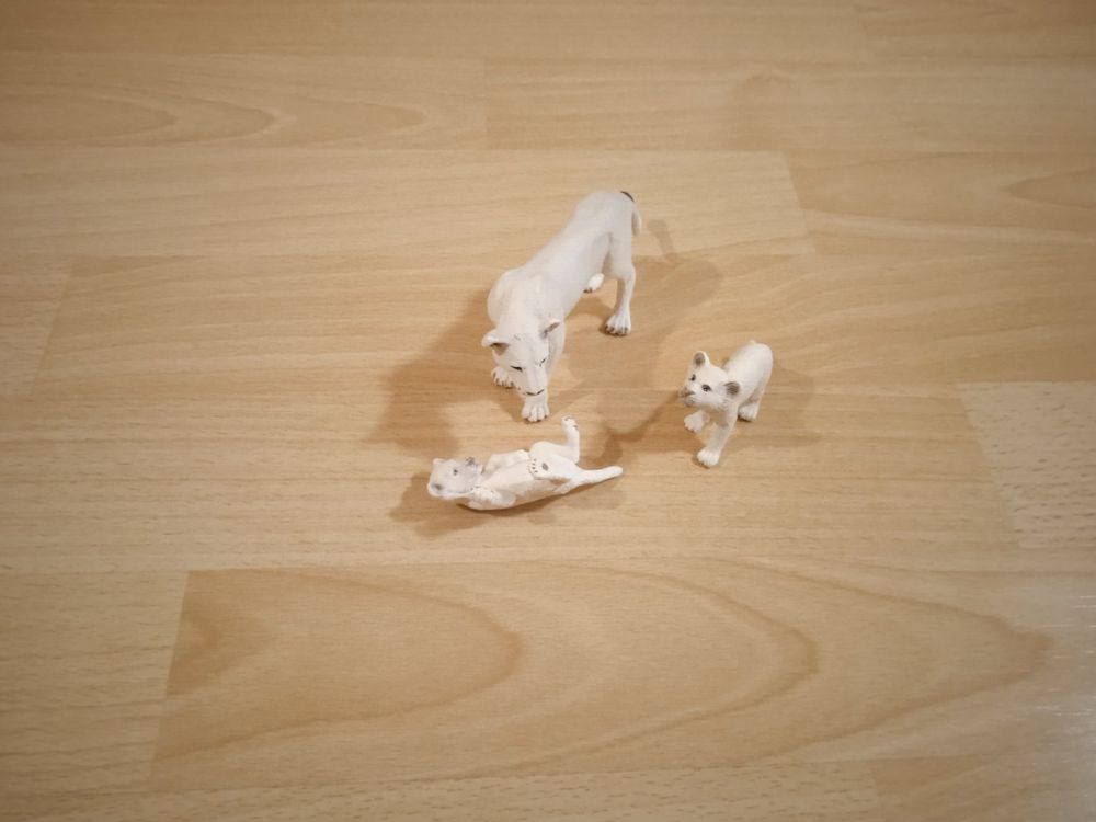 Lionne blanche et ses lionceaux Schleich Kaufen auf Ricardo