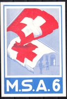 Einheitskarte 2.Wk Sanität M.S.A.6 NO 16 Kat.50.-