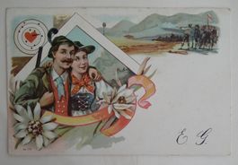 1902  schöne Schützen Karte nach Leztwyl