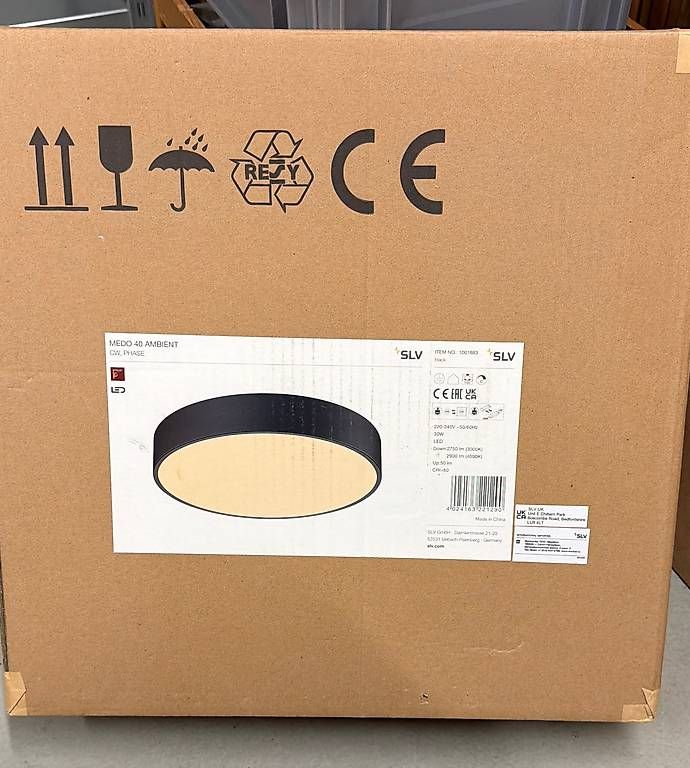Lampadari & plafoniere: LED Deckeleuchte SLV Medo 40 Schwarz – Nuovo (secondo la descrizione) da Walkringen venduto da Master111