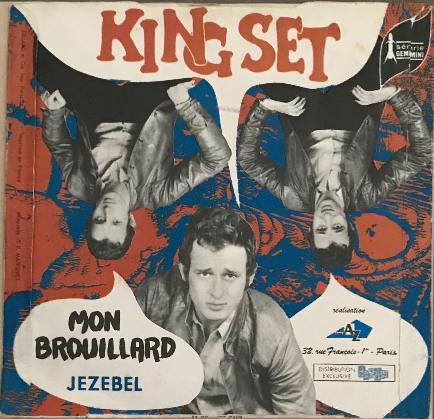 Dischi in vinile: KING SET - JEZEBEL / MON BROUILLARD – Usato da Bussigny venduto da vinyl-pas-cher 1