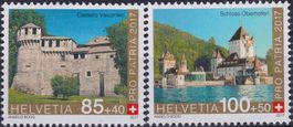 2017, PP: B335+B336 Einzelmarken (Burgen) postfrisch **. FW!