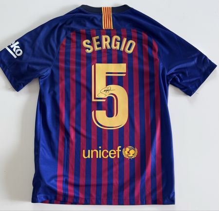 FC Barcelona Heimtrikot 2018/19 Sergio Busquets signiert 