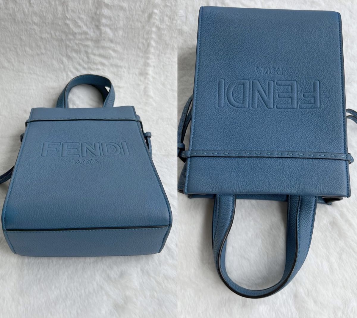 Fendi Taschen: Fendi Handtasche, blaues Leder, Mini Bag – Gebraucht aus Zürich von ClosetKTT 7