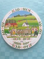 Bauernmalerei Öl Holz signiert D. Pedruzzi