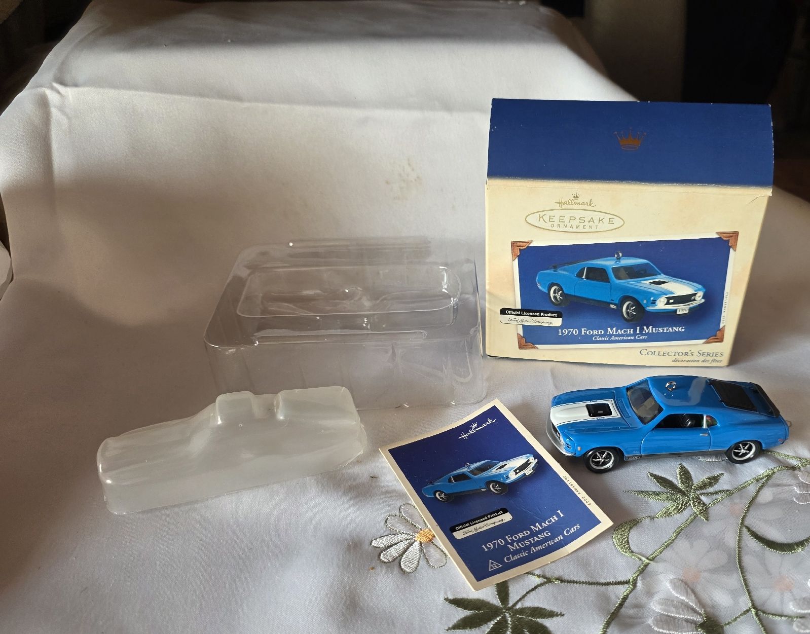 Ford Modellini d'auto: Modellauto Hallmark Keepsake1970 Match Ford Mustang serie#12 – Nuovo e nell'imballaggio originale da Rickenbach BL venduto da nicole611