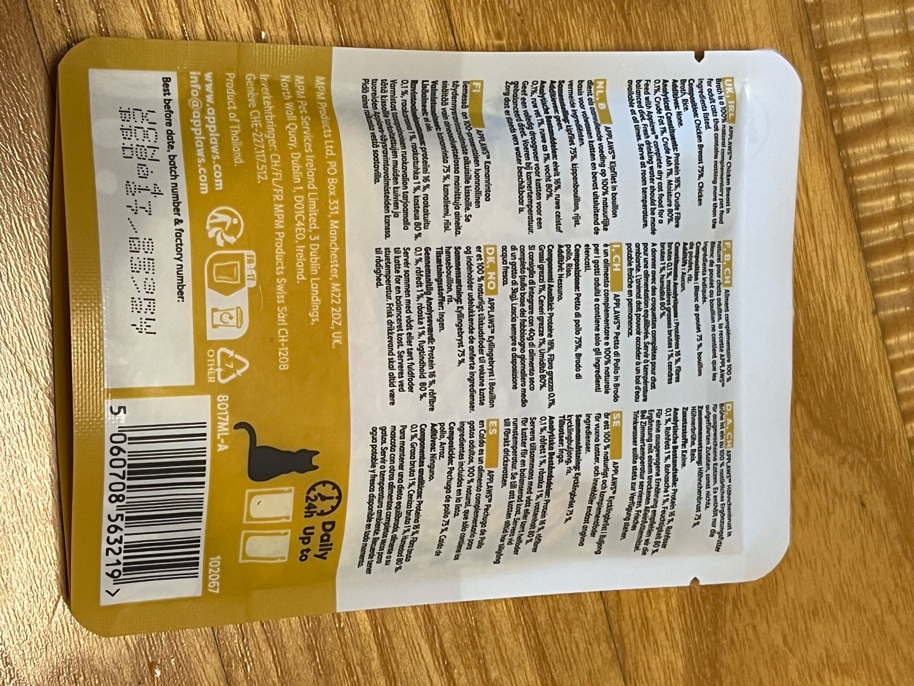 Mangimi: Applaws Katzenfutter Mischpaket, diverse Sorten, neu – Nuovo e nell'imballaggio originale da Weggis venduto da Corinne_K01 5