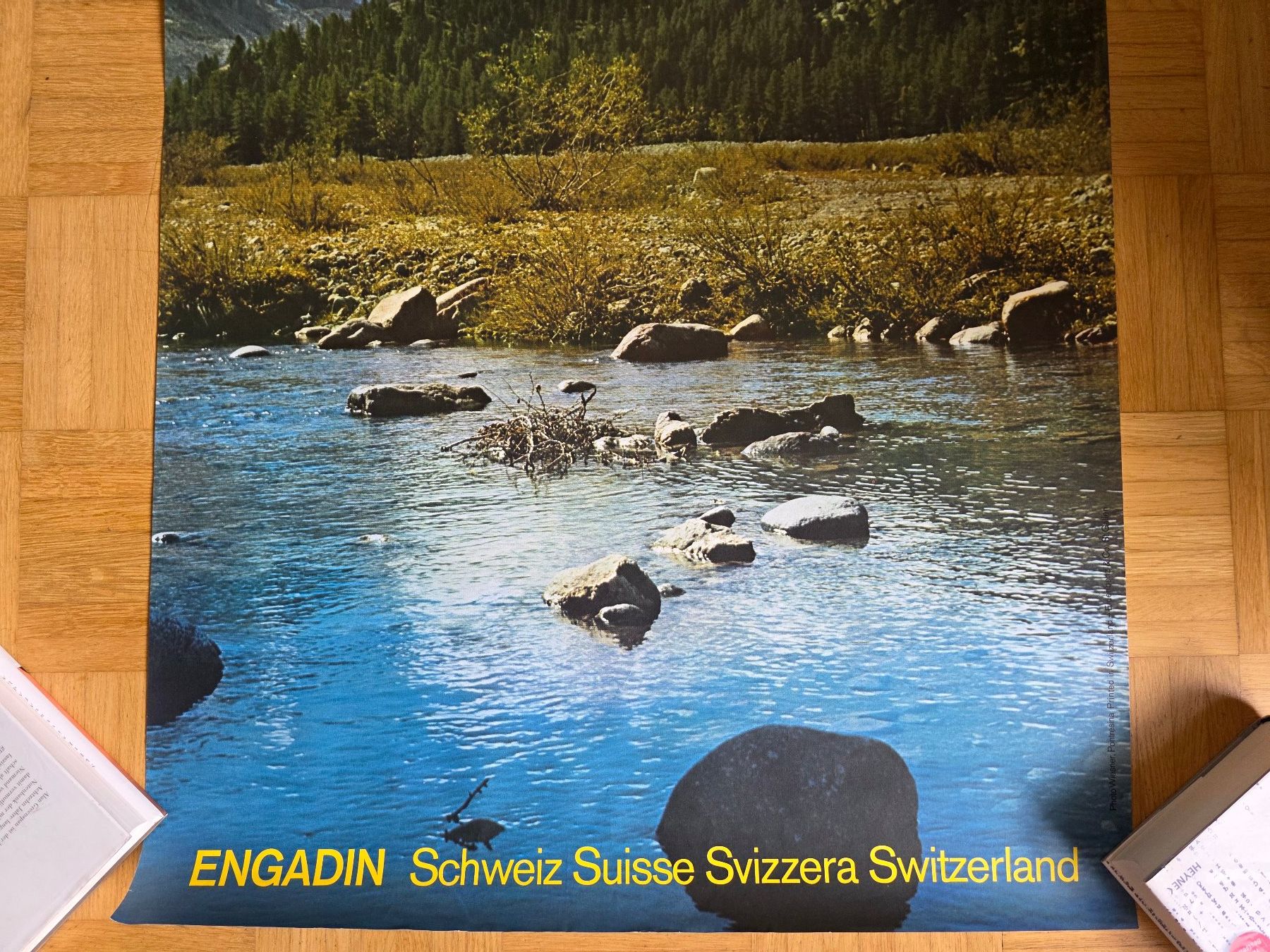 Poster & Bilder: Altes Pontresina Poster – Gebraucht aus Bern von Poobah 2