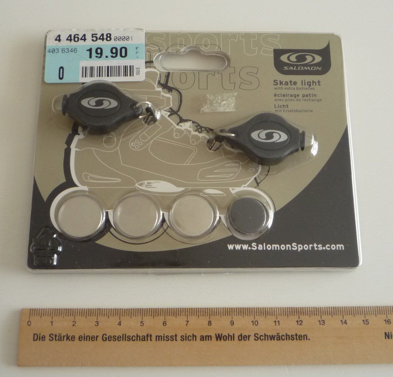 Orologi: Skate Lights mit Batterien "Neuwertig" – Nuovo (secondo la descrizione) da Aarau venduto da Aaran