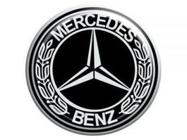 Mercedes 4 Nabendeckel 3D Aufkleber Sticker 58mm 4er Set