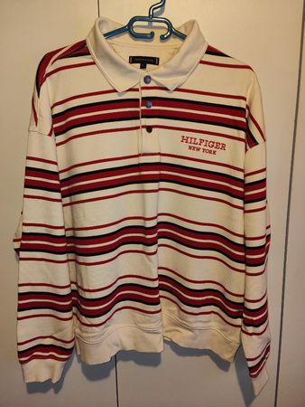 Tommy Hilfiger Archive Fit Langarm Polo L gestreift