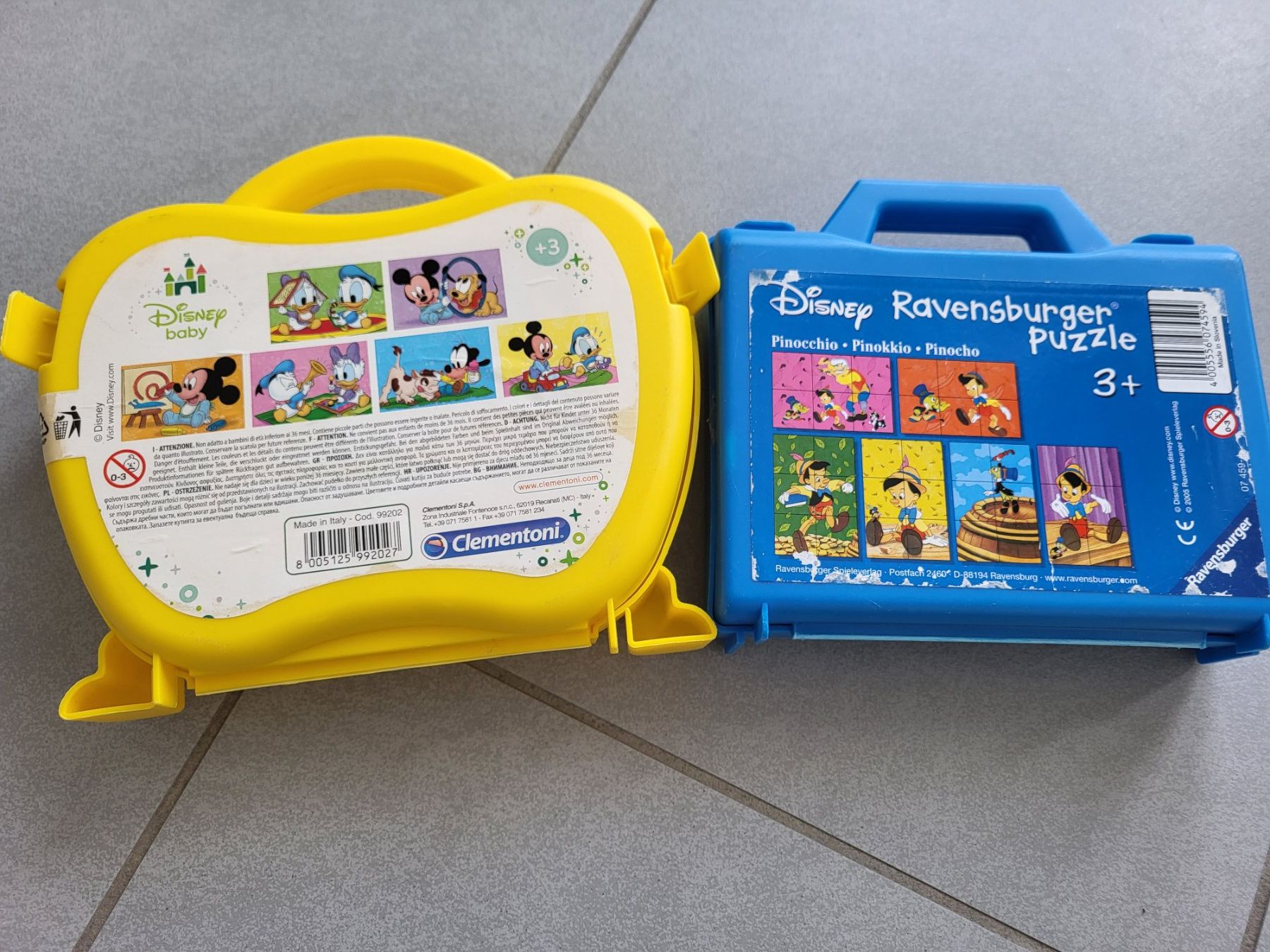 Disney Puzzles: Kinder Würfelpuzzle 2 St ab 3 J Disney – Gebraucht aus Boswil von i12i 2