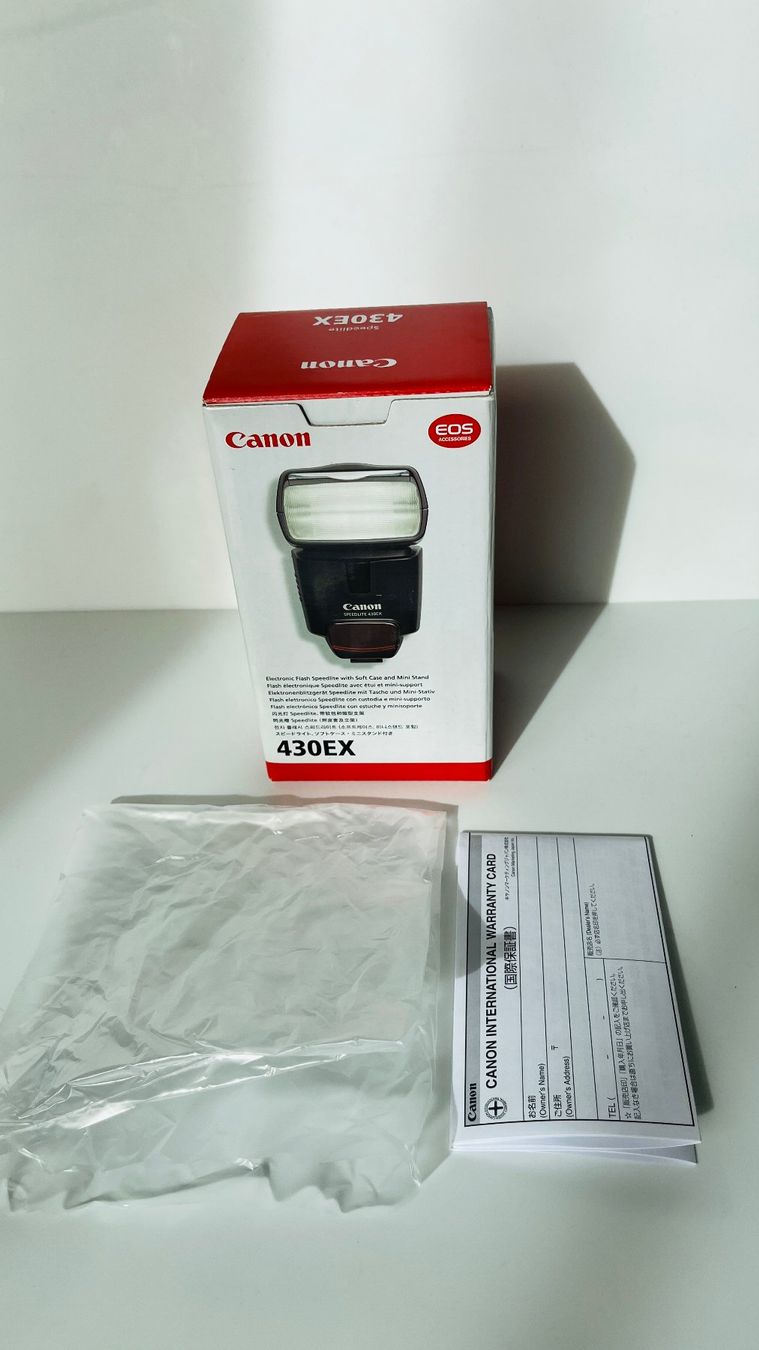 Canon Flash: Leere Verpackung / Canon Blitz 430EX – Usato da Wauwil venduto da swissGadgets