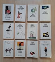 12x Romane, Büchersammlung, Diogenes, Dick Francis, TB