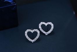 silber ohrstecker mit herz