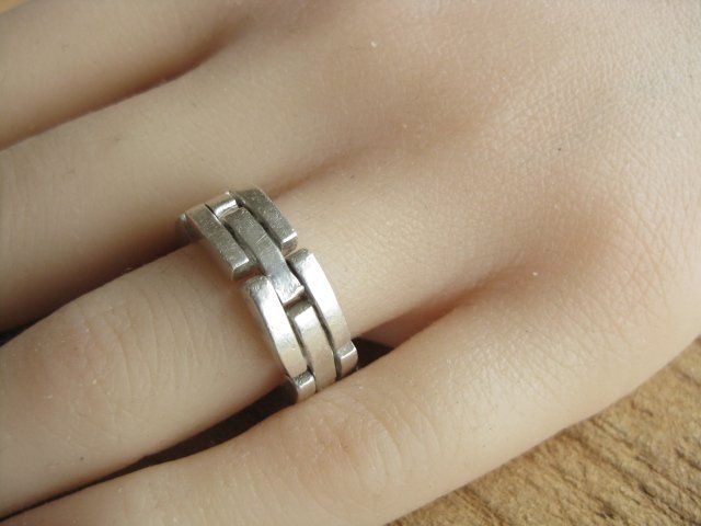 Anelli: Vintage Ring Silber 925 aus 6 Elemementen Gr. 50 – Usato da Ermatingen venduto da Decovin 1