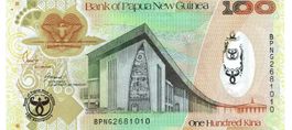 Papua New Guinea 100 Kina 2008 P-37 UNZ Hyprid 35th COMM.