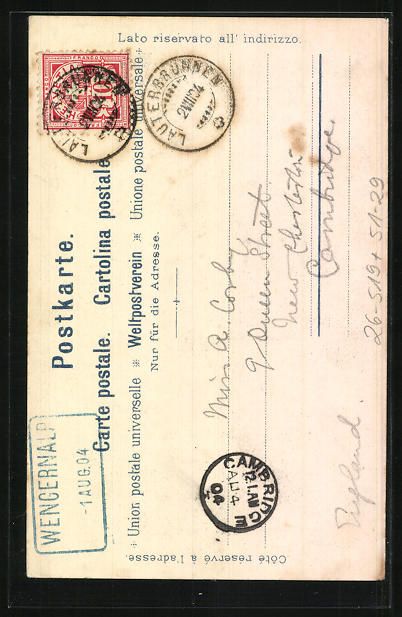 Cartoline postali: C. Steinmann Nr. 2004: Berner Mädchen i – Usato da Berlin venduto da bartko-reher 1