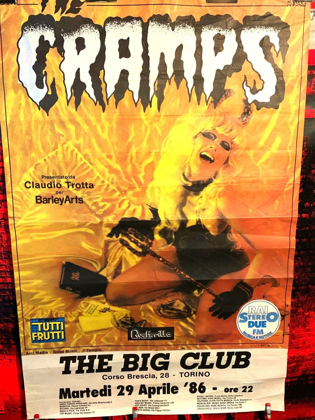 Foto & Immagini: The Cramps poster 1986 – Usato da Lugaggia venduto da Matt1964