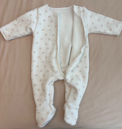 Baby Strampler gefüttert Gr. 62