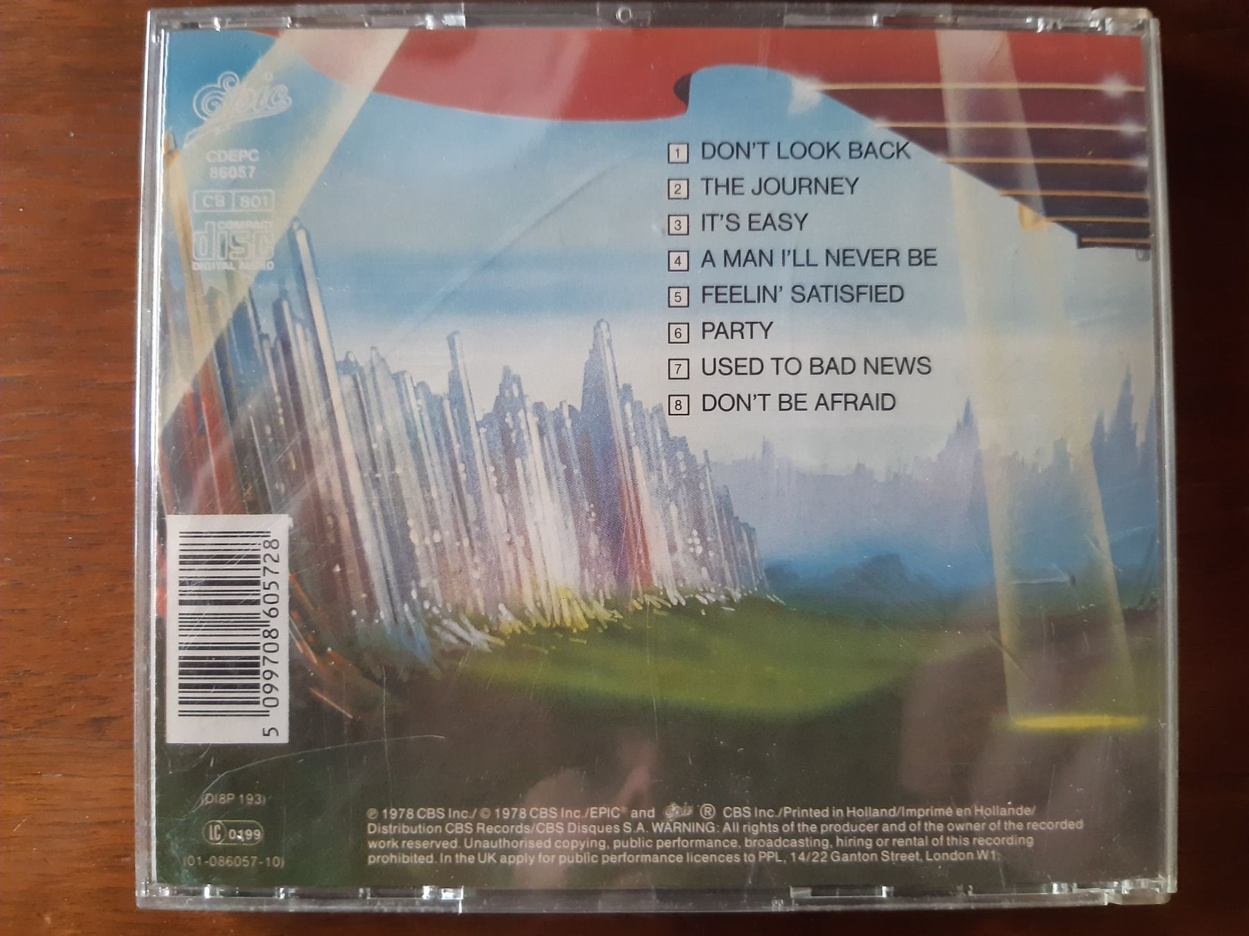 CD: Boston - Don't Look Back (Cd, album) – Usato da Verscio venduto da giamma1985 1