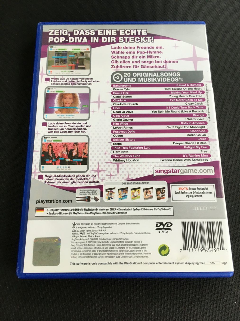 Sony Giochi: Singstar Anthems - PS2 Playstation 2 – Usato da St.Gallen venduto da sjosjo 1