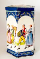 Blechdose boîte fer Mercure Merkur Trachten 1905-1980 folklo