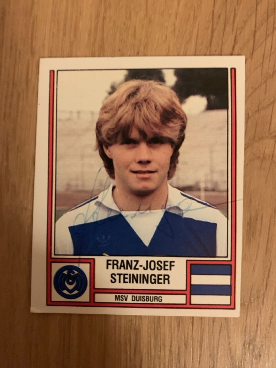 Autografi: 6 Autogramme MSV Duisburg 82/83 Panini Bilder – Usato da Greifensee venduto da Bohne01 5