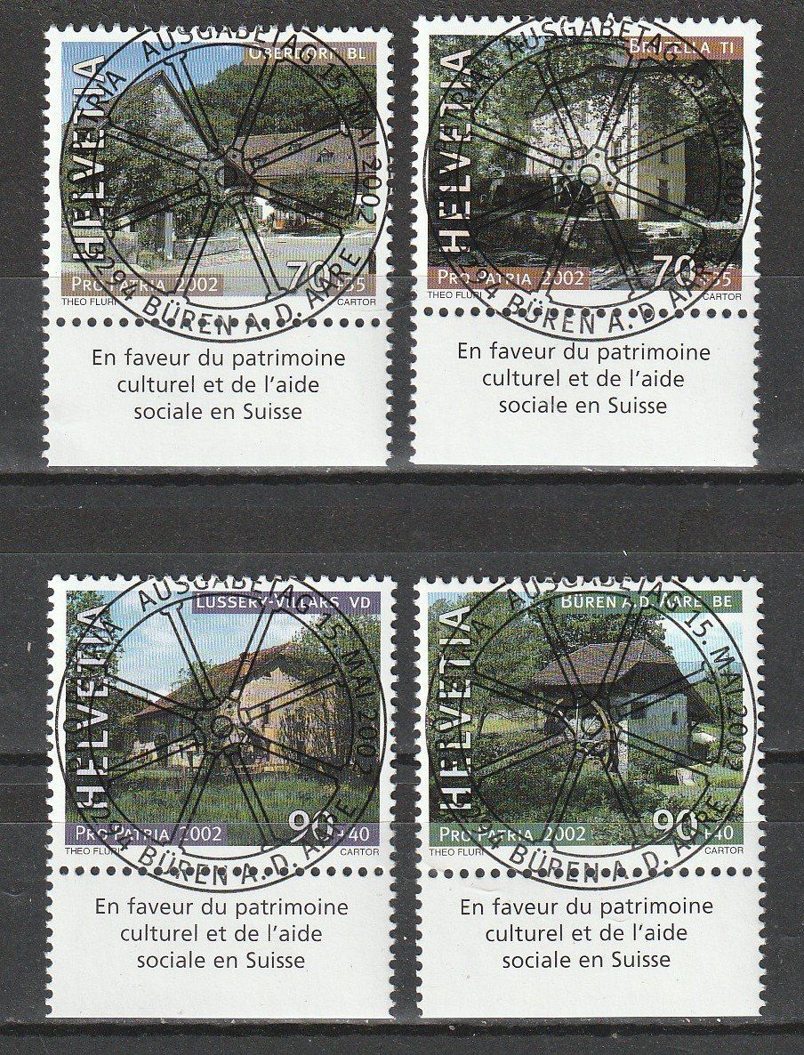 Tutti i francobolli: 2002 Pro Patria mit ET - Vollstempel – Nuovo e nell'imballaggio originale da Homburg venduto da masina01
