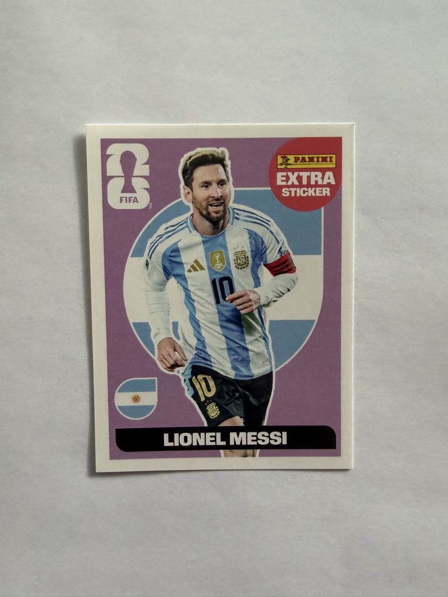 Panini Carte collezionabili: Extra Sticker Panini - LIONEL MESSI – Nuovo e nell'imballaggio originale da Bassecourt venduto da Eagle1903