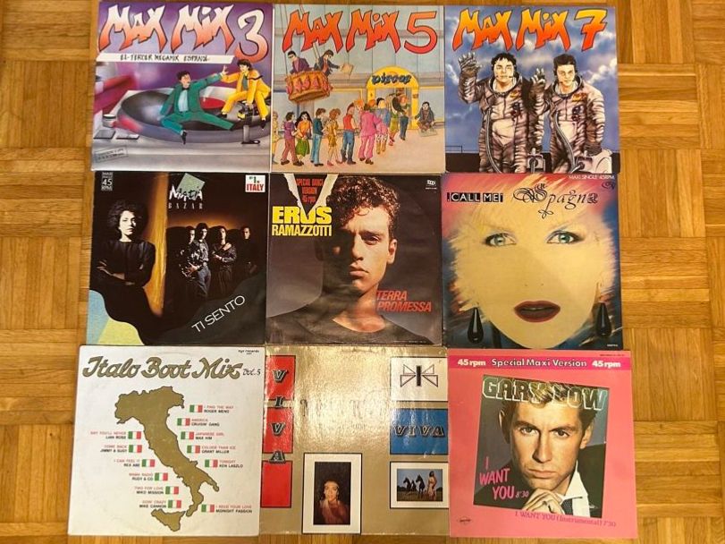Dischi in vinile: Italo Disco Sammlung 25x Lps & Maxis – Usato da Solothurn venduto da MattoLoco 2