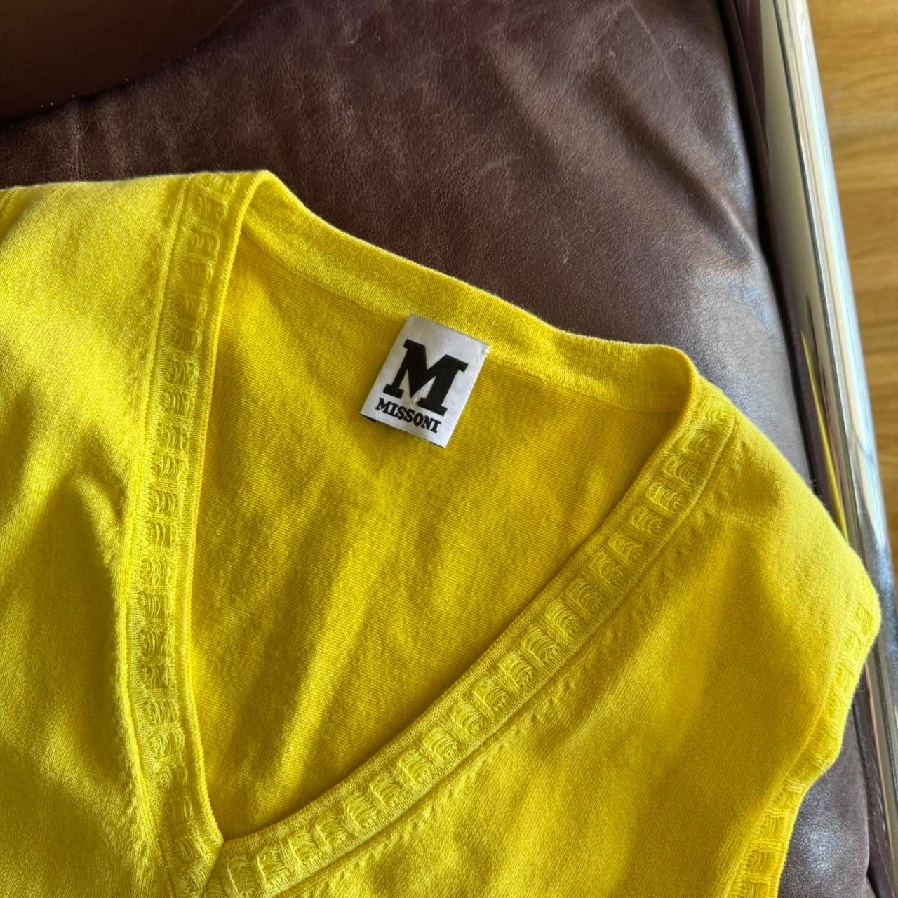 Missoni Gilets: Missoni Yellow Knit Vest – D'occasion à Fribourg par mariedw 1