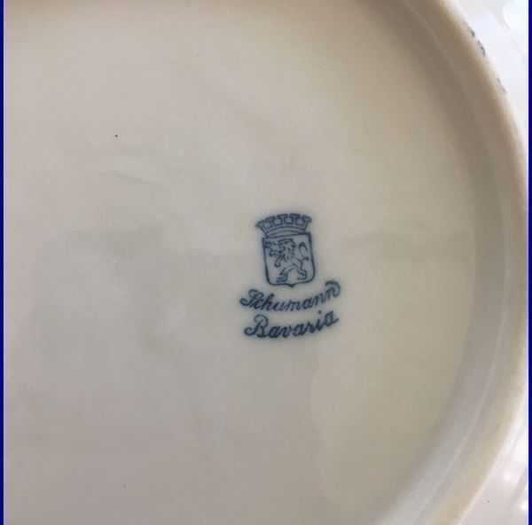 Piatti: BAVARIA SCHUHMANN ANTIKER LOCHRANDTELLER – Usato da Subingen venduto da ArtBead 7