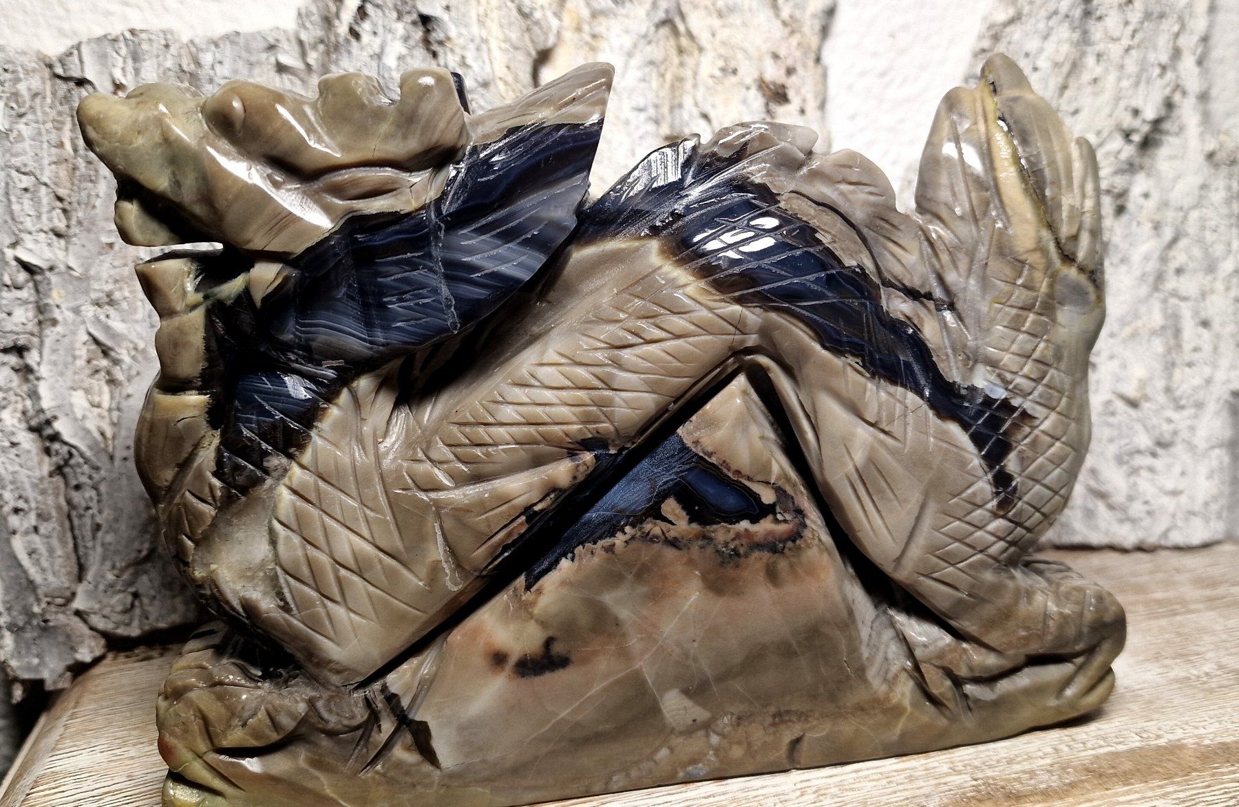 Minerali & Pietre curative: Vulkan Achat Chinesischer Drache 1.53kg – Nuovo (secondo la descrizione) da Matzingen venduto da Shay_Crystalz 1
