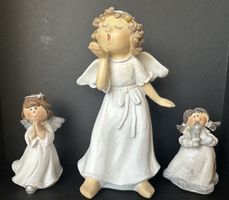 3er Set Deko Engel Figuren