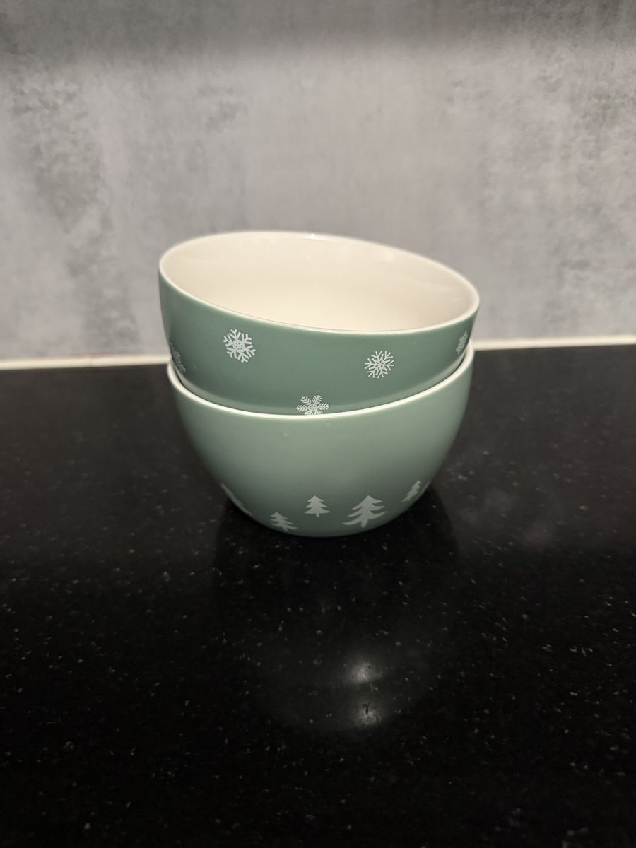 Coop Coupes: 2 Schalen Wintermotiv grün  – Neuf (Voir description) à Winterthur par fij_f65r 1