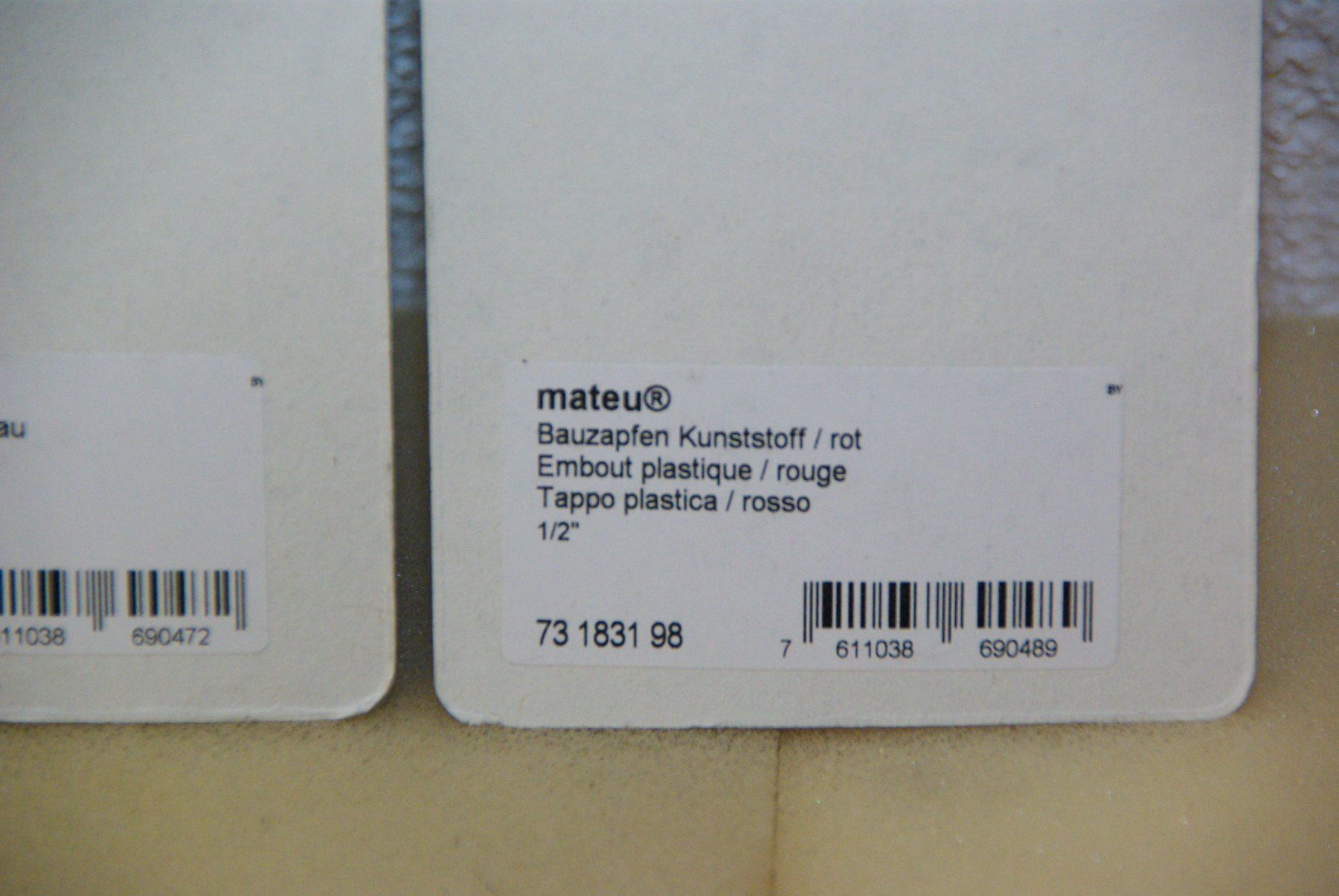 Tutte le decorazioni: 2x Bauzapfen rot + blau, Kunststoff 1/2" – Nuovo e nell'imballaggio originale da Herisau venduto da Cevianer1844 6