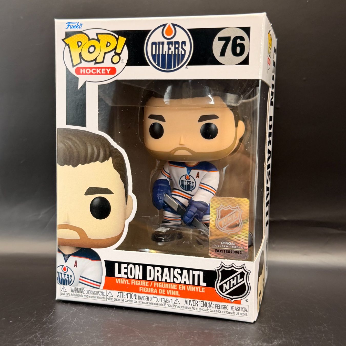 Funko Statuette: Funko Pop! NHL Leon Draisaitl 76 – Usato da Düdingen venduto da Nerdworld