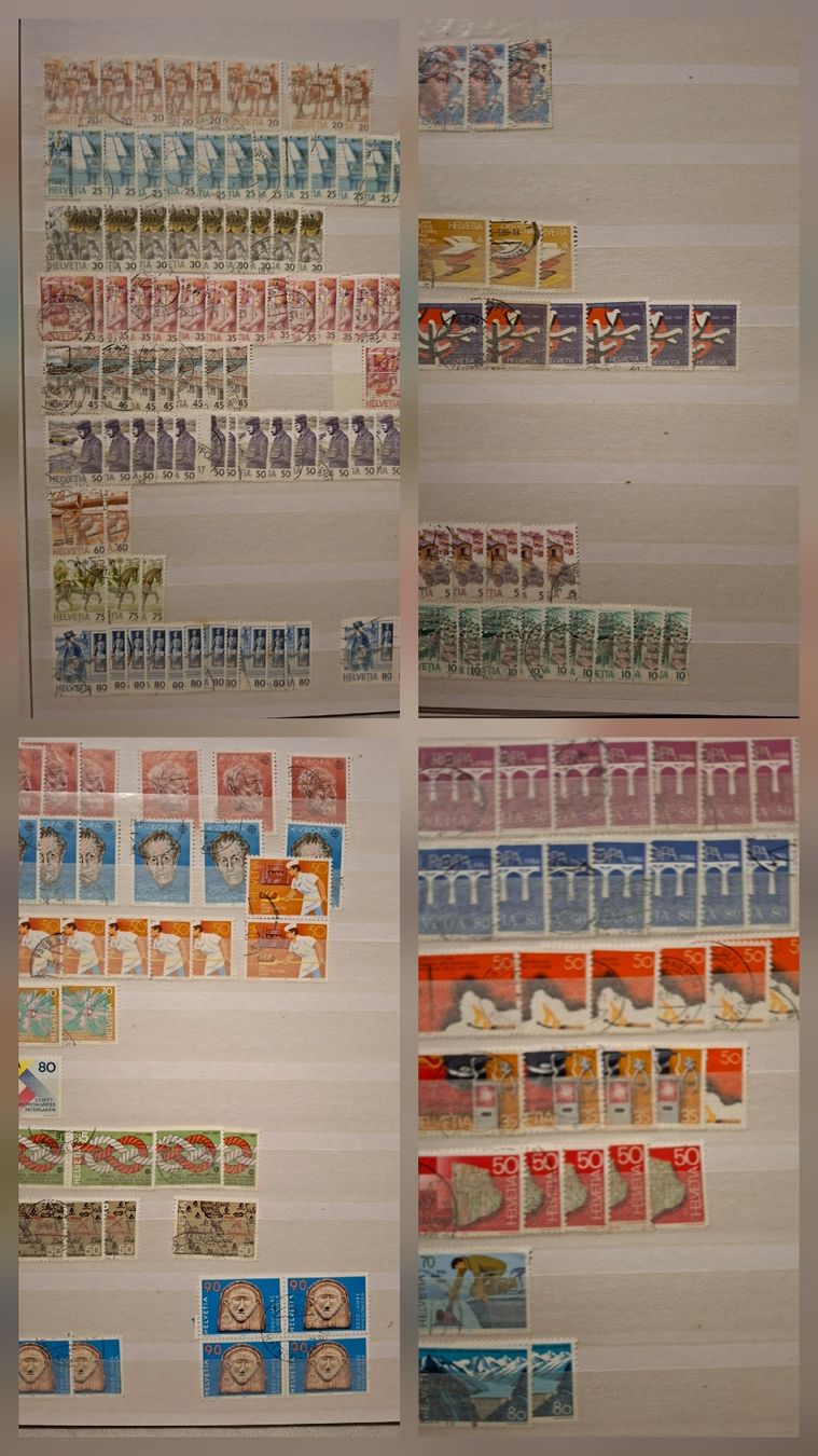 Tous les timbres: Dublettensammlung 1977 - 1992  – D'occasion à Balgach par SIMEON27 2